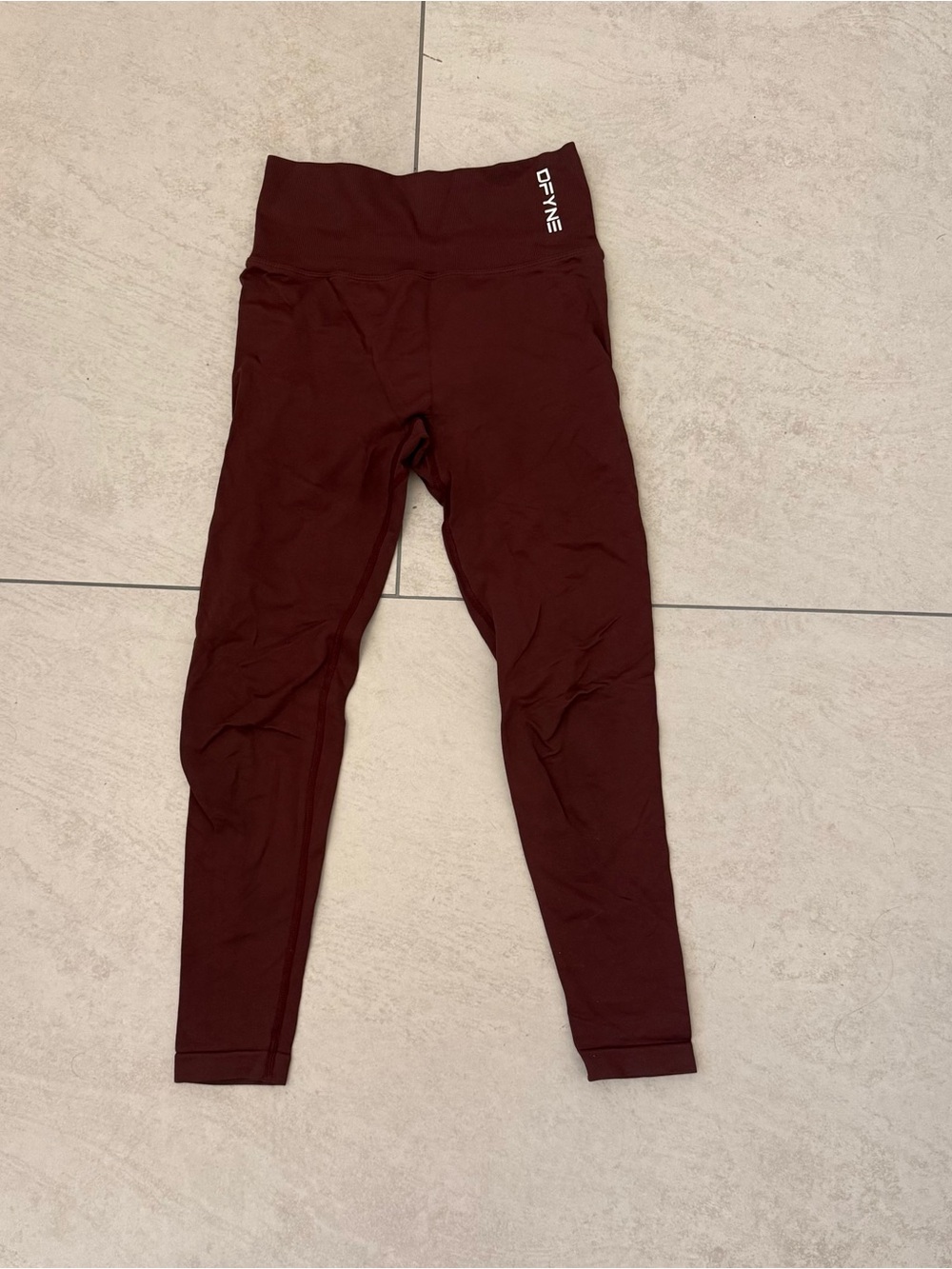 Burgundy Dfyne Leggings